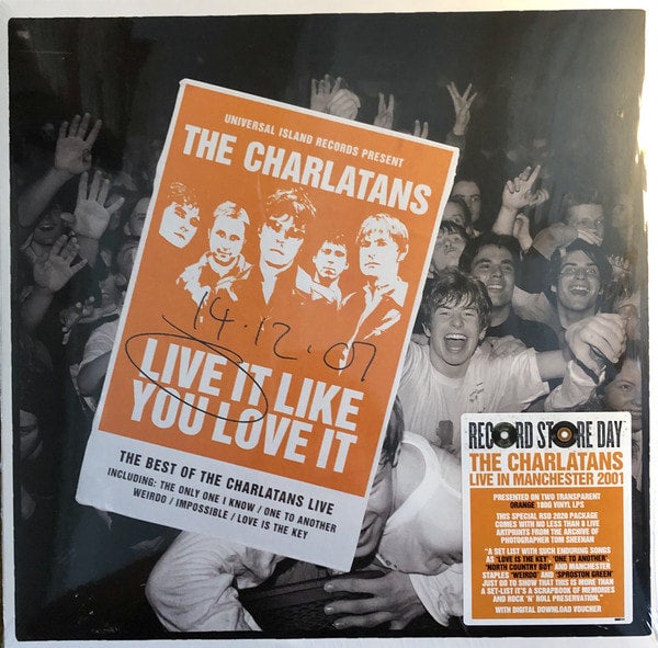 CHARLATANS THE LIVE IT LIKE YOU LOVE IT ORANGE VINYL The B